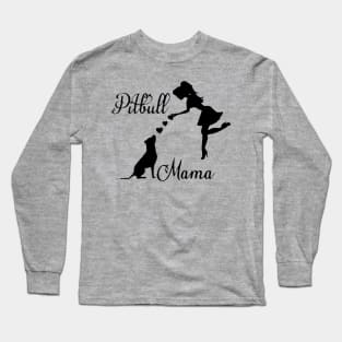 Pitbull Mama Long Sleeve T-Shirt